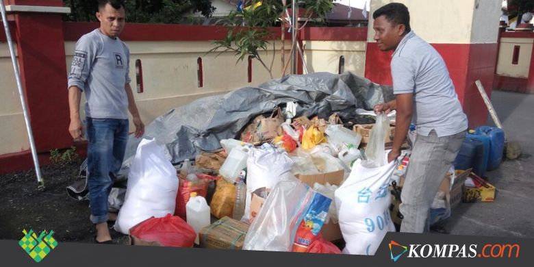 Polisi Ambon Sita 185 Liter Miras dari Sebuah Mobil Dinas