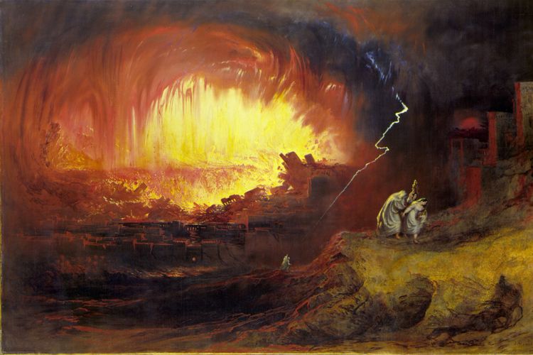 Penghancuran Sodom dan Gomora (1852)