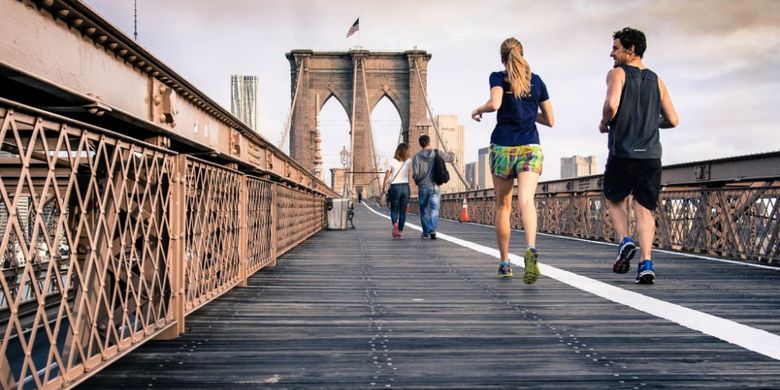 Brooklyn Bridge, New York.