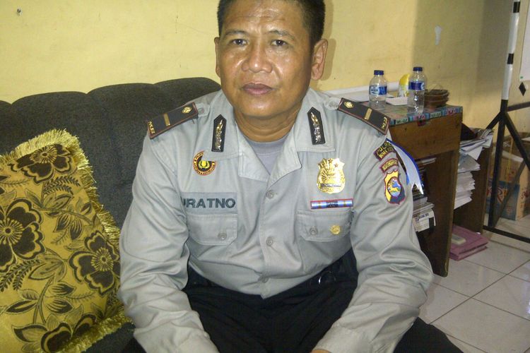 Kepala Subbagian Humas Polres Bima Kota, Ipda Suratno(KOMPAS.com/Syarifudin)