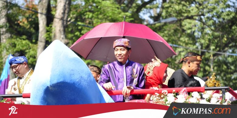 Jokowi Kenakan Ikat Kepala Makuta Sinatria, Ini Maknanya...