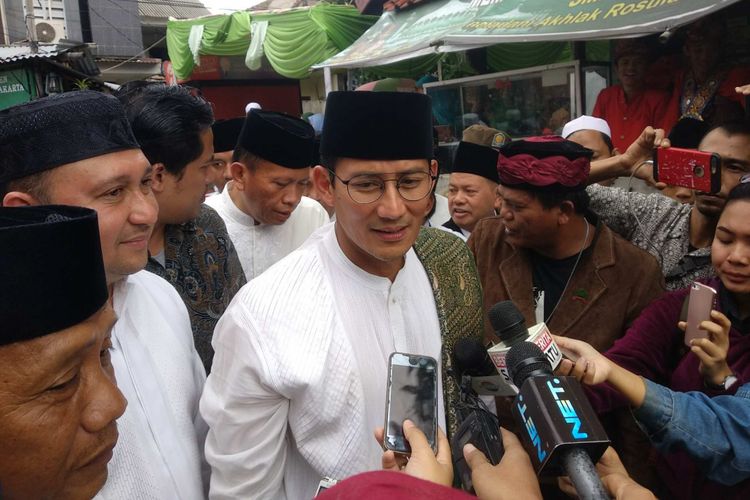 Image result for Wakil Gubernur DKI Jakarta Sandiaga Uno di Masjid Istiqlal, Jakarta Pusat, Minggu (10/12/2017)