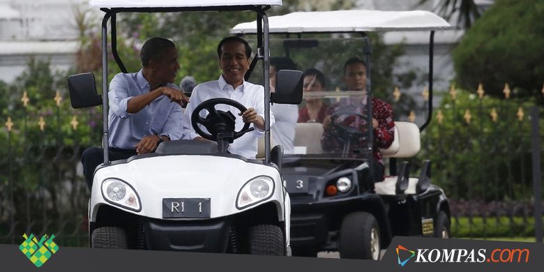 Suatu Sore Jokowi Bersama Obama...