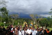 Pastikan Bali Aman, Menteri Luhut Datangi Pos Pantau Gunung Agung