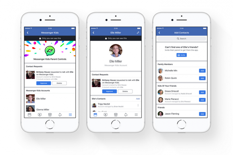 Messenger kids (Facebook)