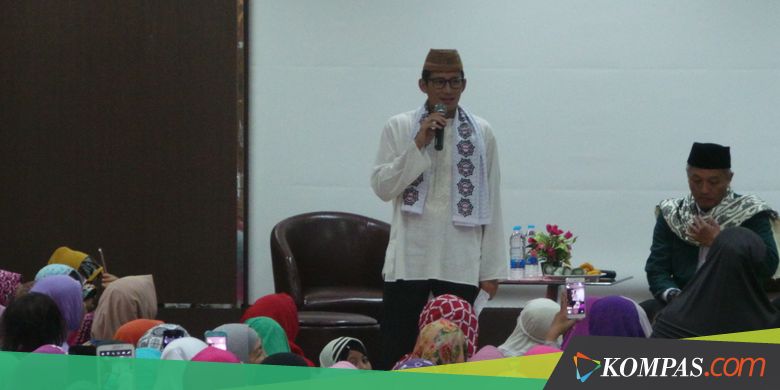 Sandiaga: Jakarta Tak Boleh Terkotak-kotak