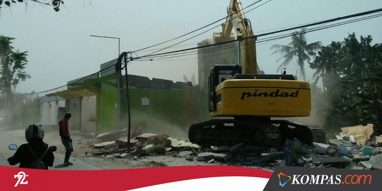 Ratusan Bangunan di Sempadan Saluran Dirobohkan, Warga Hanya Pasrah