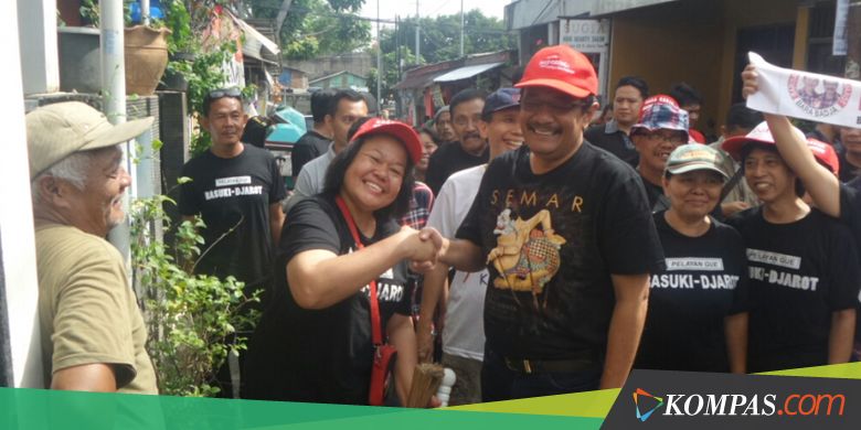 Djarot Tegur Relawannya Saat "Blusukan" di Klender