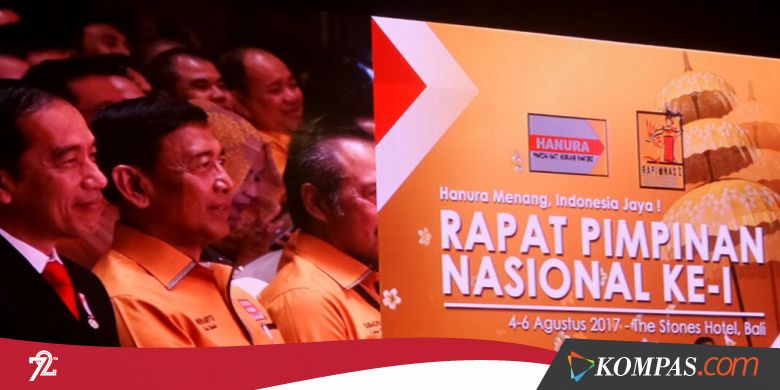 Hanura Tegaskan Dukungan untuk Jokowi di Pilpres 2019