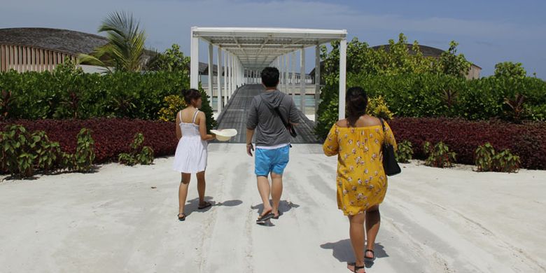 Club Med Finolhu Villas di Maladewa, Senin (17/7/2017).