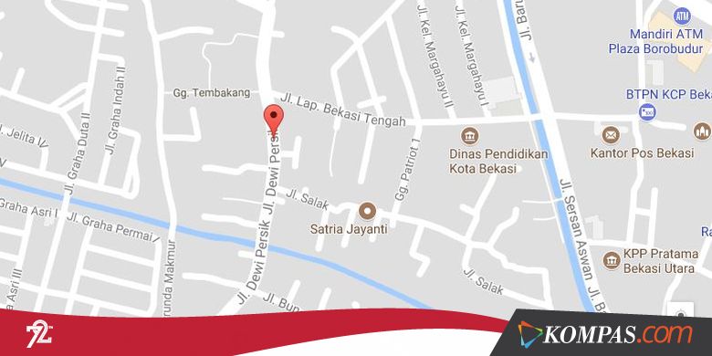 Jalan Dewi Sartika Bekasi Berubah Jadi Jalan Dewi Persik di Google Maps