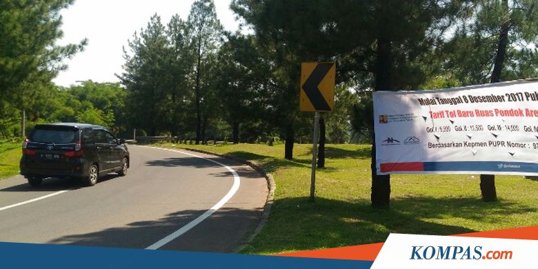 Dua Hari Lagi Tarif Tol Pondok Aren-Serpong Naik