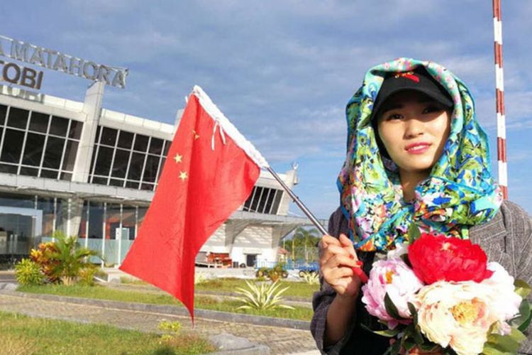 Kegiatan Famtrip awak media China ke Wakatobi, Sulawesi Tenggara, Minggu (1/10/2017) untuk memperkenalkan wisata bawah laut Wakatobi dalam rangka menarik minat wisatawan China berwisata ke Wakatobi.