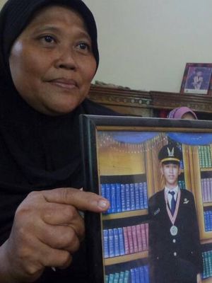 Korban bom Kampung Melayu Bripda Ridho Setiawan (foto).(KOMPAS.com/Nabilla Tashandra)