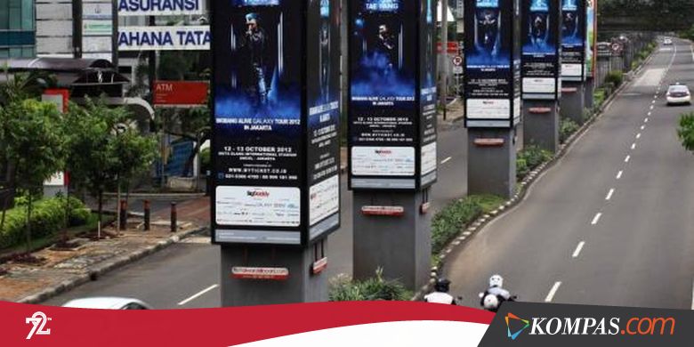 Tiang-tiang Monorel di Jalan Rasuna Said Akan Dibongkar