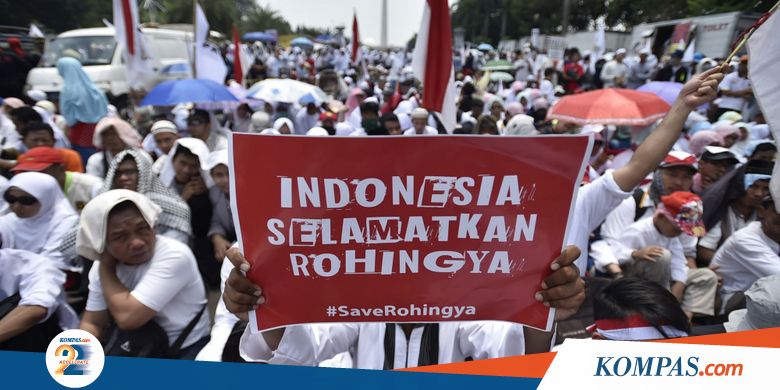 Aksi Bela Rohingya di Monas Bubarkan Diri dengan Tertib