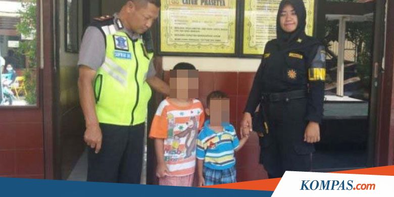 Dua Bocah yang Diduga Dibuang Ibunya Dijemput Sang Ayah