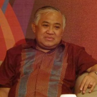 Ketua Dewan Pertimbangan Majelis Ulama Indonesia (MUI) Din Syamsudin di Museum Nasional, Jakarta Pusat, Kamis (29/12/2016)