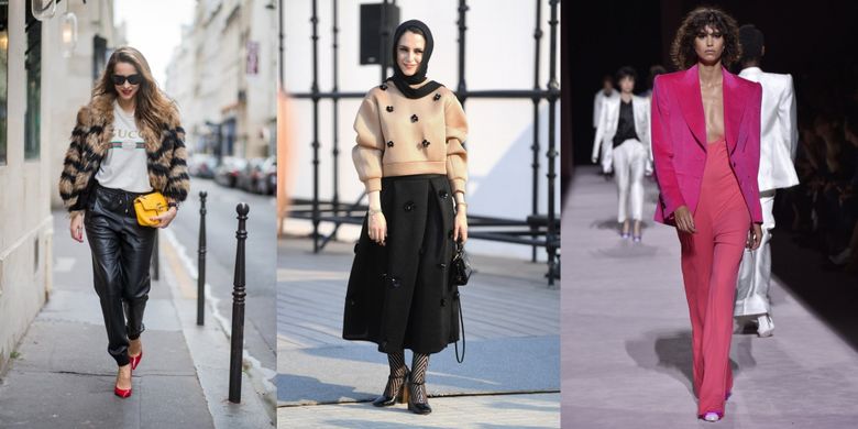Intip gaya street style para fashion blogger memadu padankan warna.