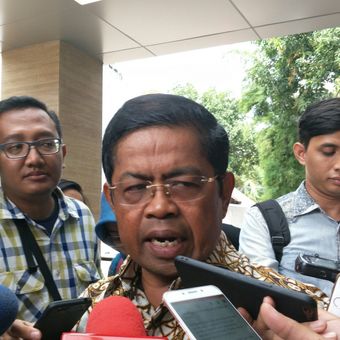 Sekretaris Jenderal DPP Golkar, Idrus Marham ketika ditemui di kantor DPP Golkar, Jakarta Barat, Senin (20/11/2017)