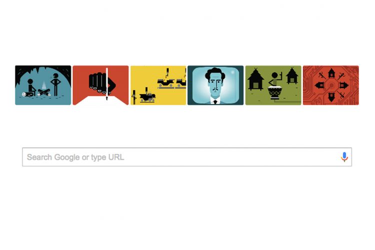 Google Doodle menampilkan Marshall McLuhan