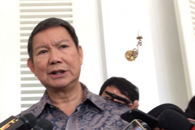 Hashim Djojohadikusumo di Balai Kota DKI, Kamis (26/10/2017).