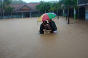 Hujan Deras, Banjir Rendam Sekolah dan Jalan di Gunungkidul Jogja