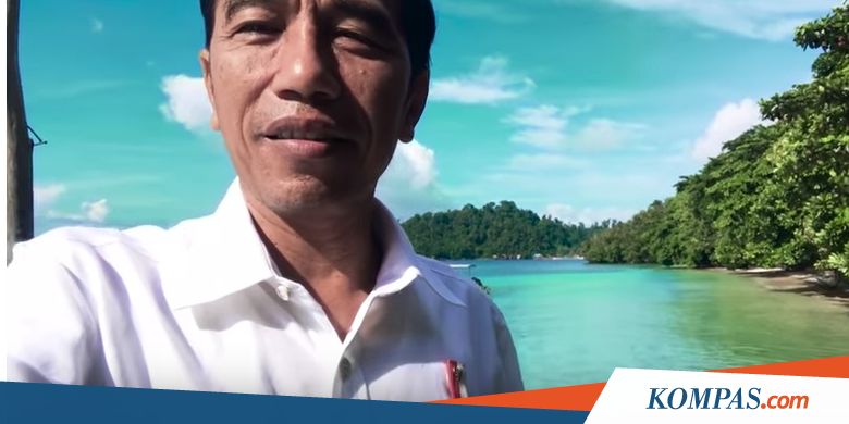 Lewat "Vlog", Jokowi Pamer Keindahan Alam Raja Ampat
