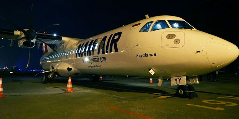 Pesawat ATR 72-600 NAM Air.(ARSIP SRIWIJAYA AIR GROUP)