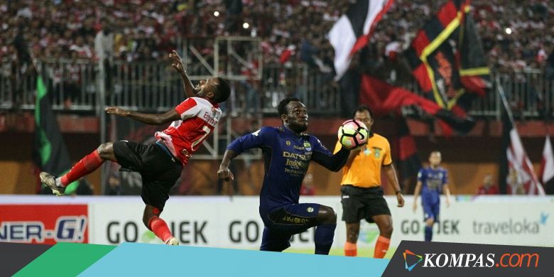 Hasil Liga 1, Persib Tumbangkan Sriwijaya FC di Palembang