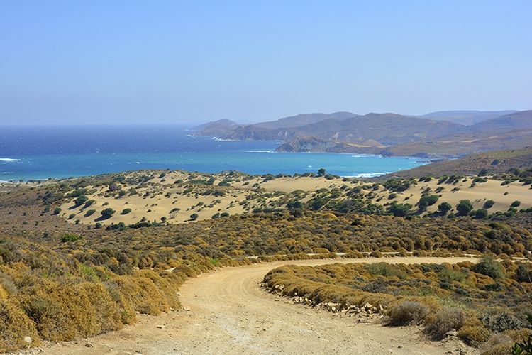 Padang Pasir Gomati di Yunani, salah satu lokasi syuting serial Descendants of the Sun.(asia361)