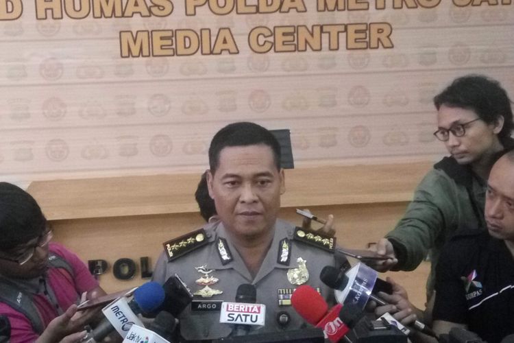Kabid Humas Polda Metro Jaya Kombes Argo Yuwono di Mapolda Metro Jaya, Senin (29/5/2017).