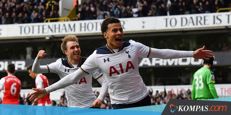 Hasil Liga Inggris, Tottenham Bentangkan Jarak 17 Poin atas Arsenal