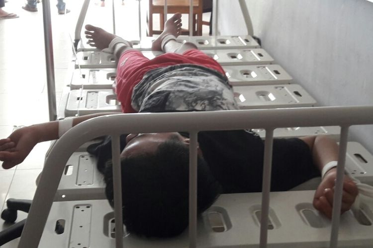 Salah satu pasien yang dirawat di RSJ Kendari setelah mengkonsumsi obat-obatan yang diduga narkoba.