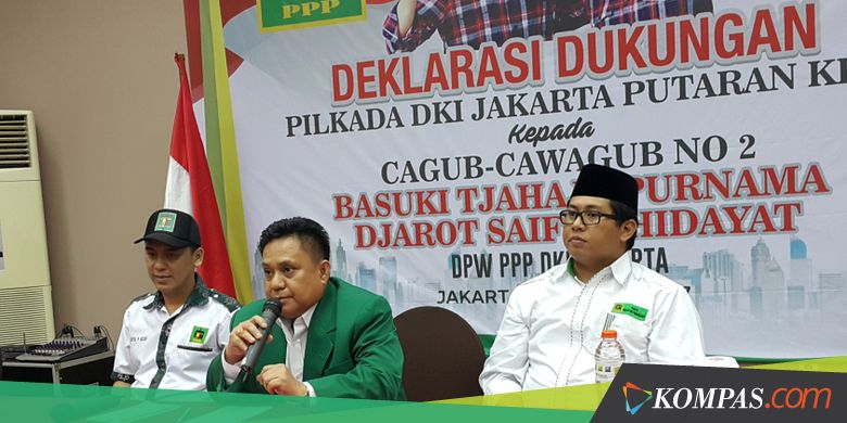 Deklarasi Dukungan PPP Kubu Romi untuk Ahok-Djarot Ditunda