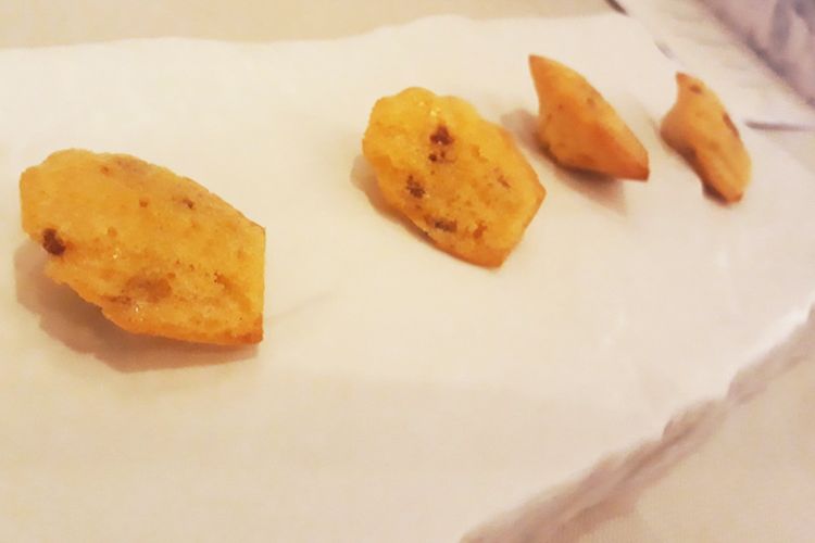 Chorizo Madeline with Salted Lemon