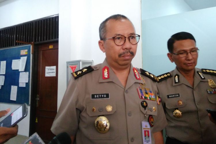 Kadiv Humas Polri Irjen Setyo Wasisto di Mabes Polri, Jakarta, Selasa (13/6/2017).