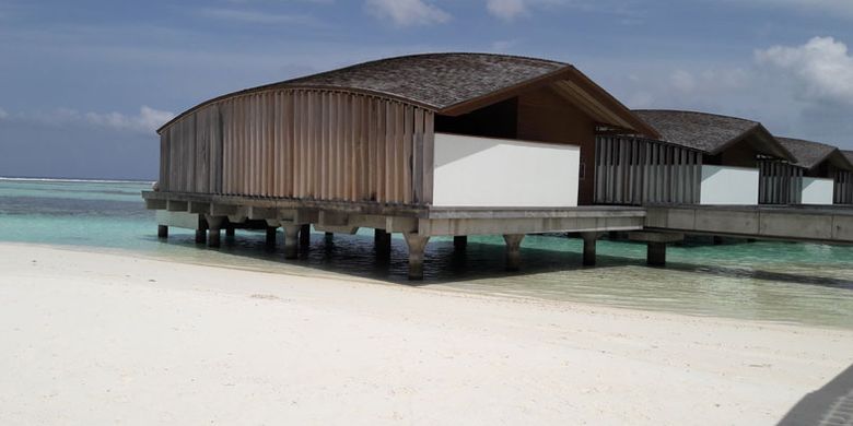 Club Med Finolhu Villas di Maladewa, Minggu (16/7/2017).