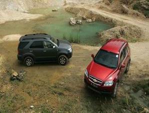Chevrolet Captiva 2.0 VCDi vs Toyota Fortuner