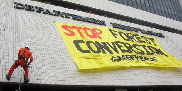 Greenpeace Dilarang Gelar Aksi Demo di Indonesia