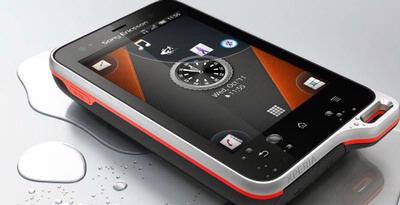 Foto Smartphone Xperia Active Sony Erricson Tahan Air&Tahan Debu