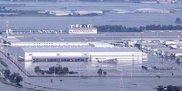 Honda Automobiles-Motor Factory in Thailand still Close