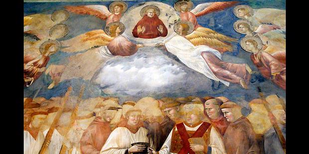 Foto Iblis Dilukisan Giotto Biliska Santo Francius