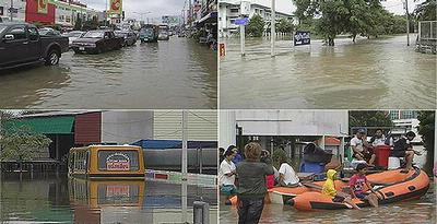 Korban Tewas Banjir Thailand 652 Orang