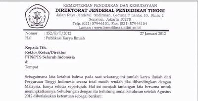 Dikti di Seberang Harapan?