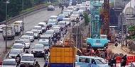 Sisi Selatan Jalan Satrio Ditutup Selama Sebulan