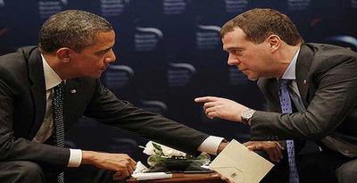 Obrolan Pribadi Obama-Medvedev Tertangkap Mikrofon