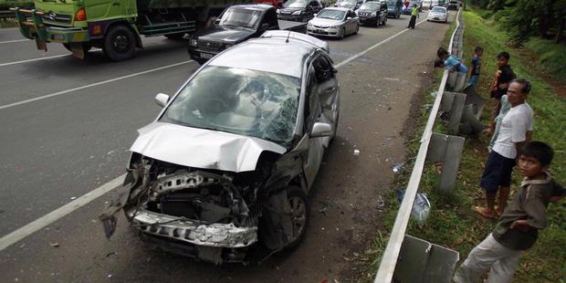 Sopir Tronton Kecelakaan di TMII Ditangkap