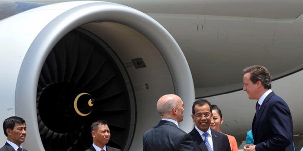 PM Cameron Tiba di Istana Merdeka
