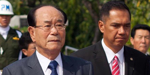 Presiden Terima Kim Yong Nam di Istana Merdeka
